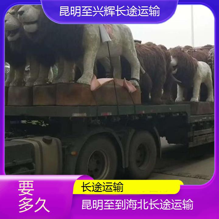 兴辉快运:昆明至到海北物流货运专线/长途运输/省市县/要多久