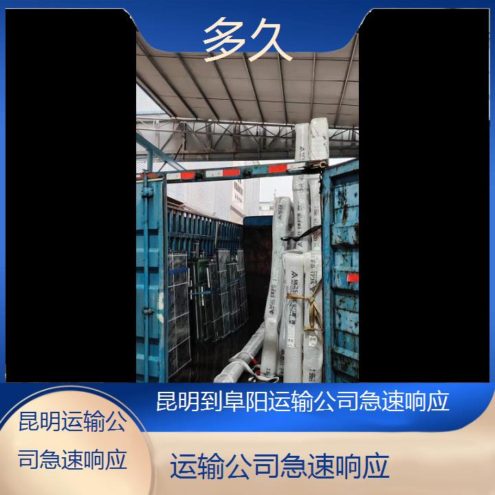 昆明到阜阳物流专线-运输公司急速响应-「多久」2025排名一览