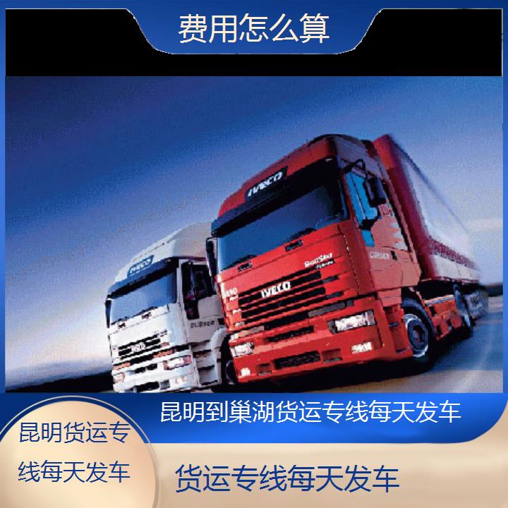 昆明到巢湖物流公司-货运专线每天发车-「费用怎么算+2025排名一览