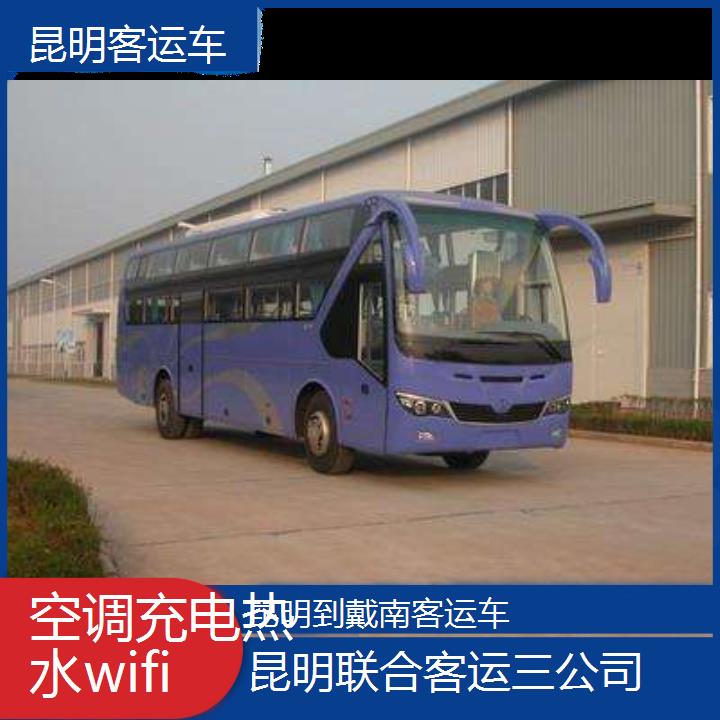 昆明到戴南客运车班次查询表（路线+票价）空调充电热水wifi