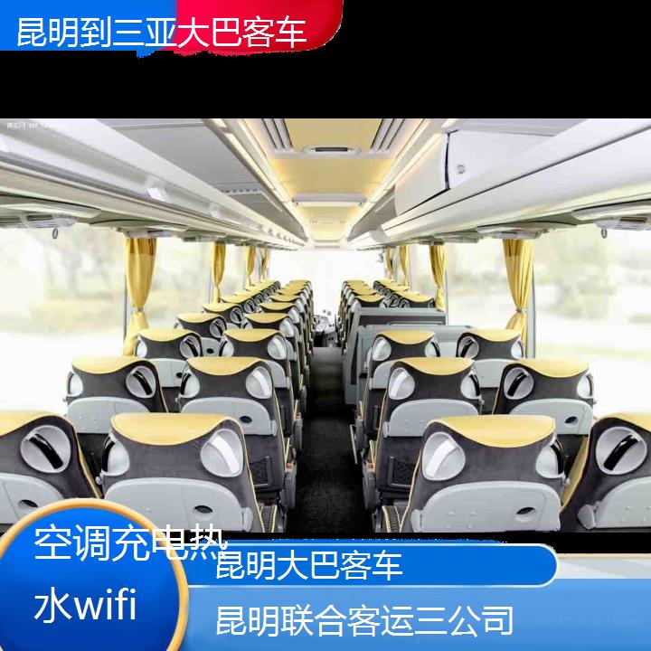 昆明到三亚大巴客车班次查询表（路线+票价）空调充电热水wifi