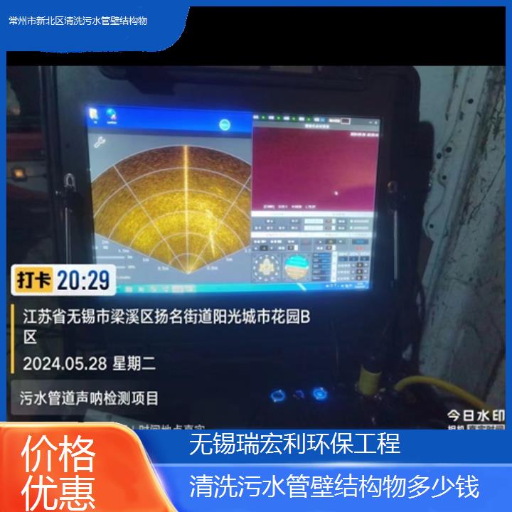 常州市新北区清洗污水管壁结构物多少钱「价格优惠」2024排名一览