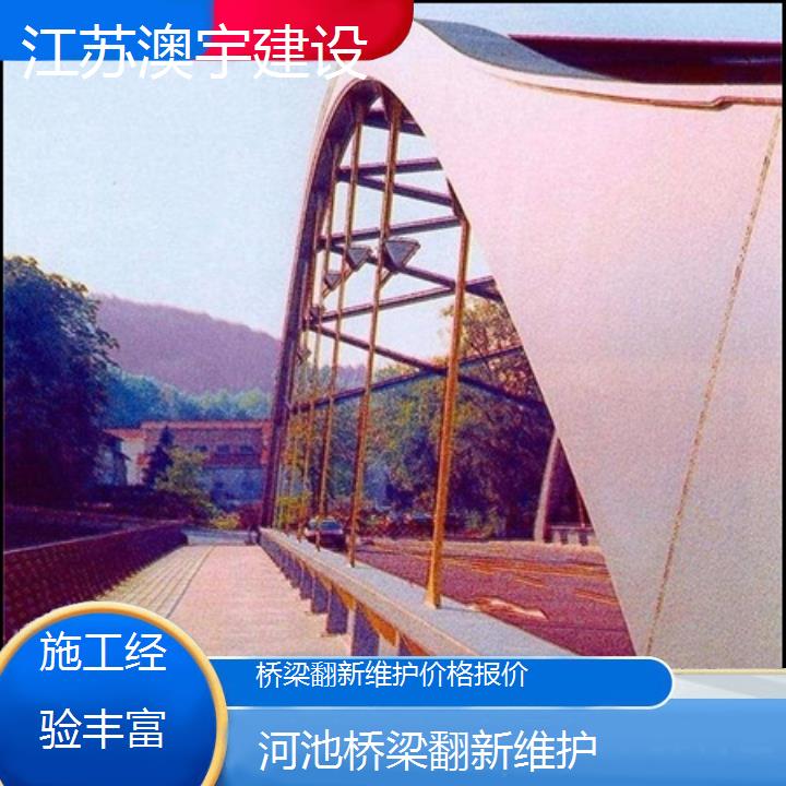 河池桥梁翻新维护价格报价「施工经验丰富」2024排名一览