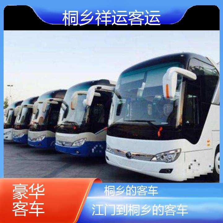 桐乡到江门的客车班次查询表<路线+票价>豪华客车