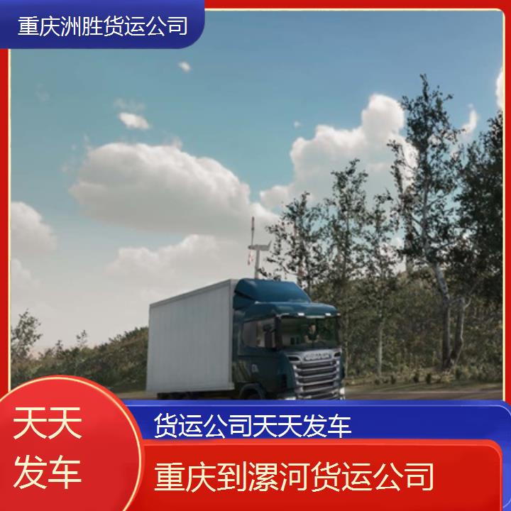 重庆到漯河物流公司-货运公司「天天发车」2024排名一览