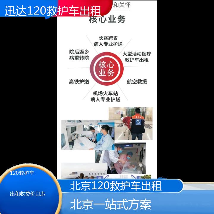 北京120救护车出租收费价目表「一站式方案」+2024排名一览