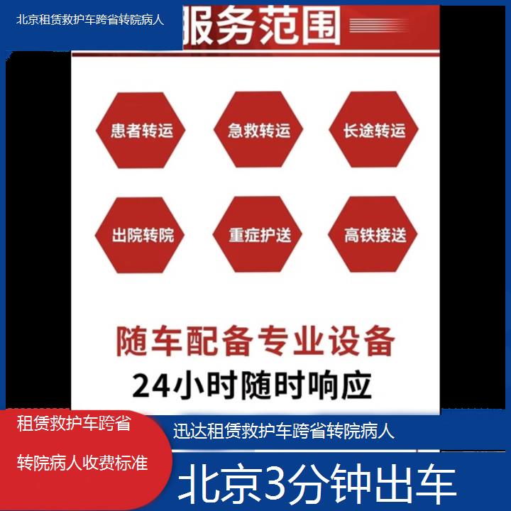 北京租赁救护车跨省转院病人收费标准「3分钟出车」+2024排名一览