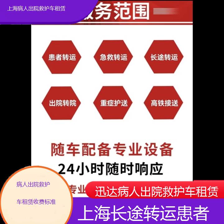 上海病人出院救护车租赁收费标准「长途转运患者」+2024排名一览