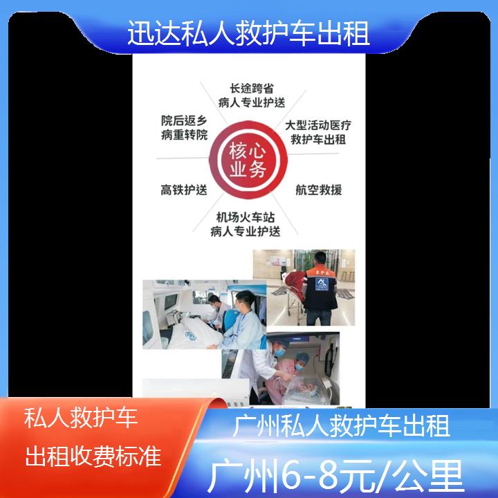 广州私人救护车出租收费标准「6-8元/公里」+2024排名一览