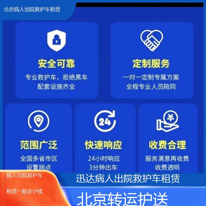 北京病人出院救护车租赁一般多少钱「转运护送」+2024排名一览