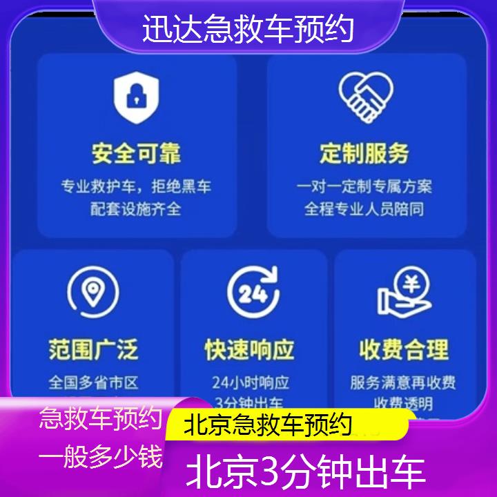 北京急救车预约一般多少钱「3分钟出车」+2024排名一览