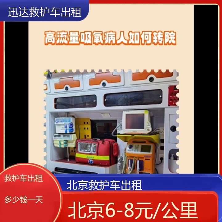 北京救护车出租多少钱一天「6-8元/公里」+2024排名一览