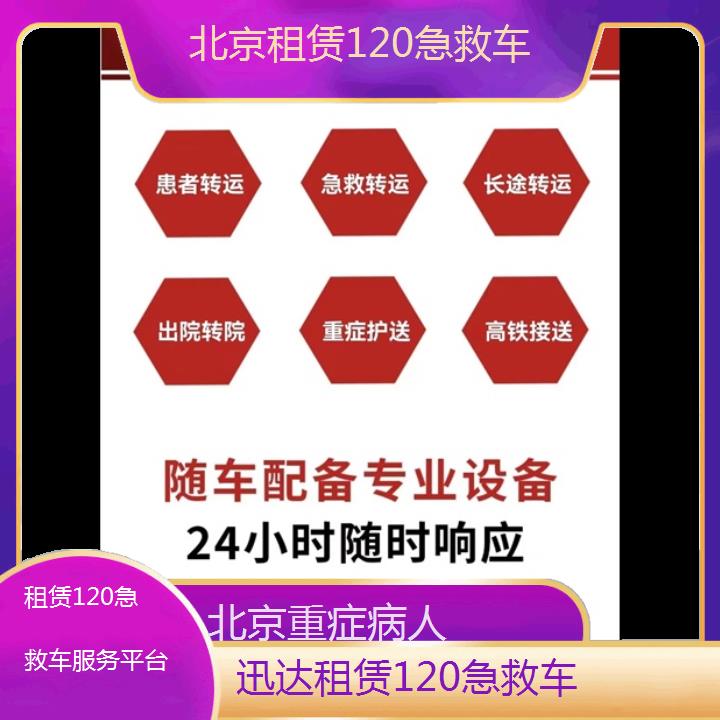 北京租赁120急救车服务平台「重症病人」+2024排名一览