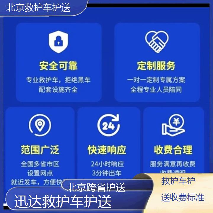 北京救护车护送收费标准「跨省护送」+2024排名一览