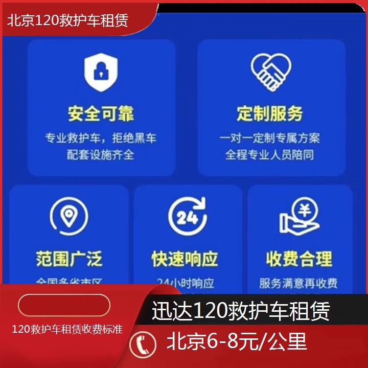 北京120救护车租赁收费标准「6-8元/公里」+2024排名一览