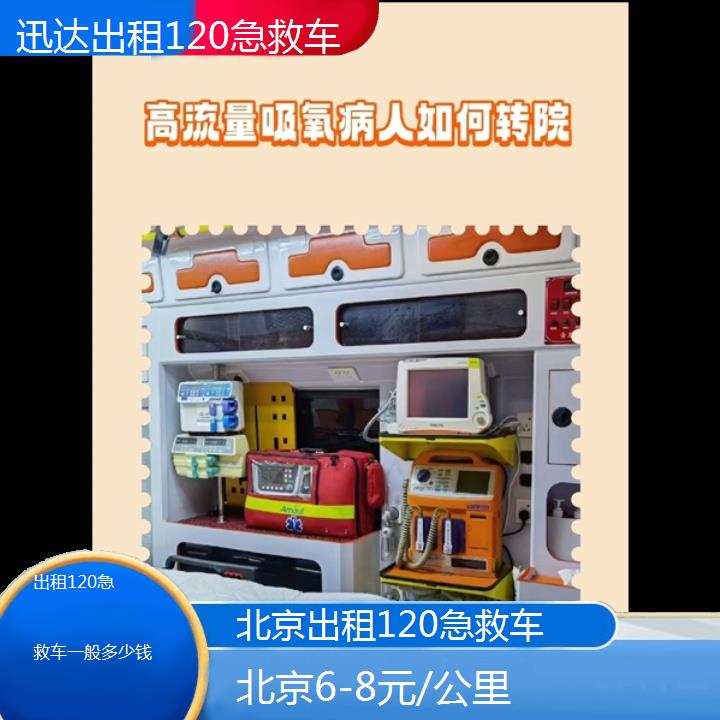 北京出租120急救车一般多少钱「6-8元/公里」+2024排名一览