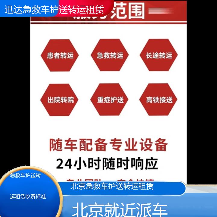 北京急救车护送转运租赁收费标准「就近派车」+2024排名一览