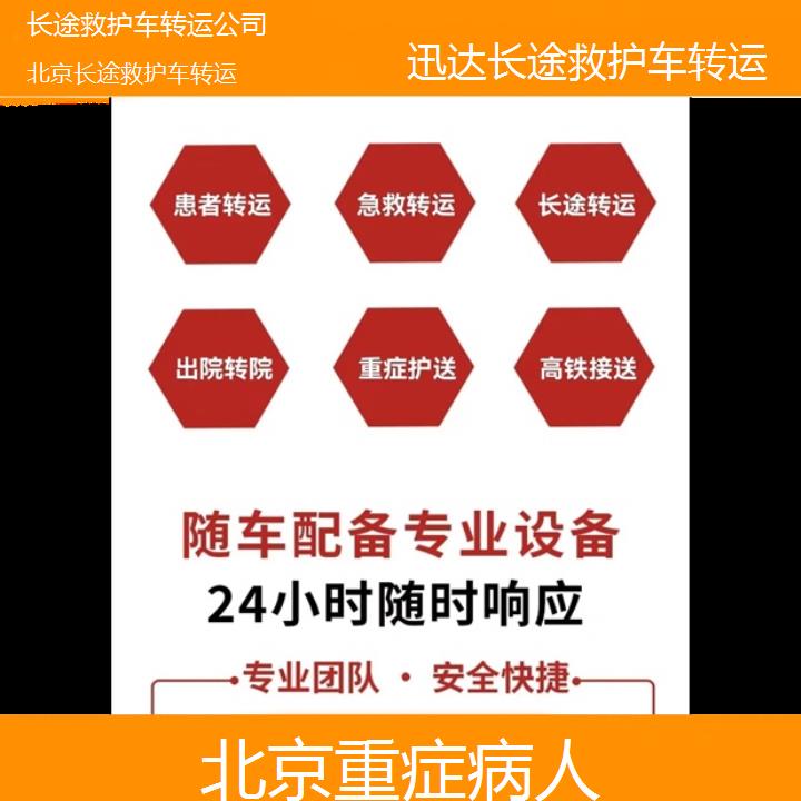 北京长途救护车转运公司「重症病人」+2024排名一览