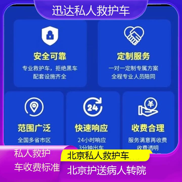 北京私人救护车收费标准「护送病人转院」+2024排名一览