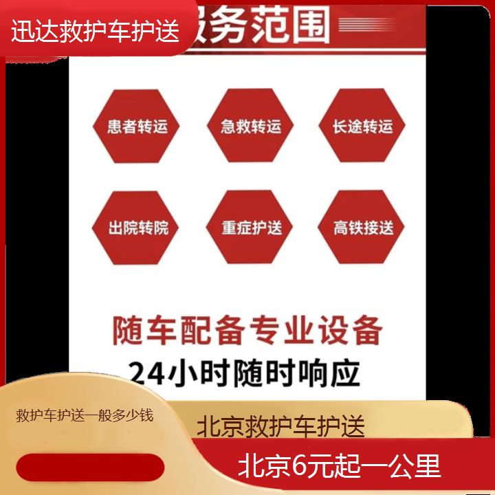 北京救护车护送一般多少钱「6元起一公里」+2024排名一览