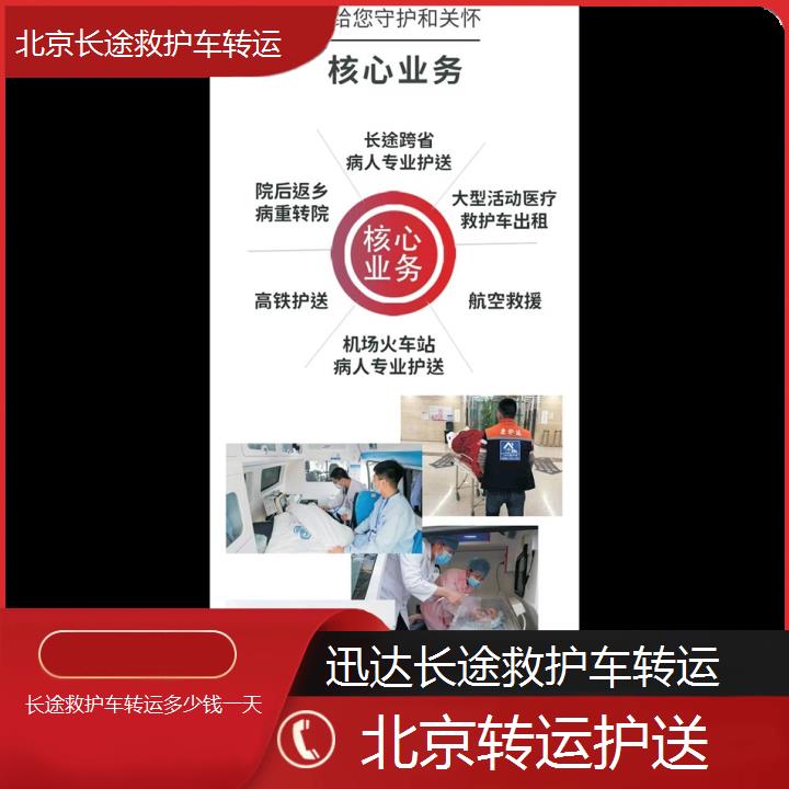 北京长途救护车转运多少钱一天「转运护送」+2024排名一览