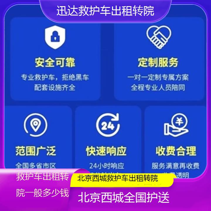 北京西城救护车出租转院一般多少钱「全国护送」+2025价格一览表