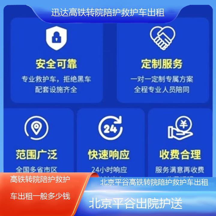 北京平谷高铁转院陪护救护车出租一般多少钱「出院护送」+2025价格一览表