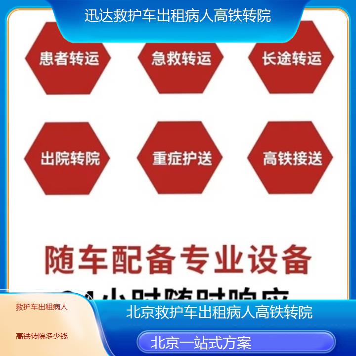 北京救护车出租病人高铁转院多少钱「一站式方案」+2025价格一览表