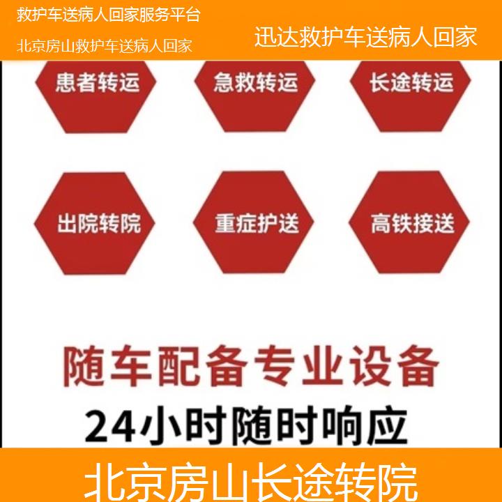 北京房山救护车送病人回家服务平台「长途转院」+2025价格一览表