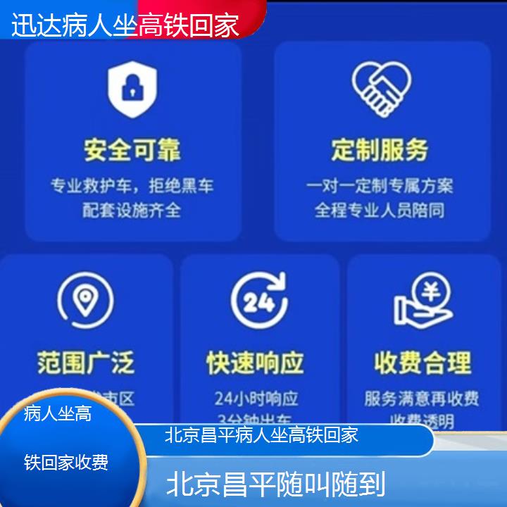 北京昌平病人坐高铁回家收费「随叫随到」+2025价格一览表