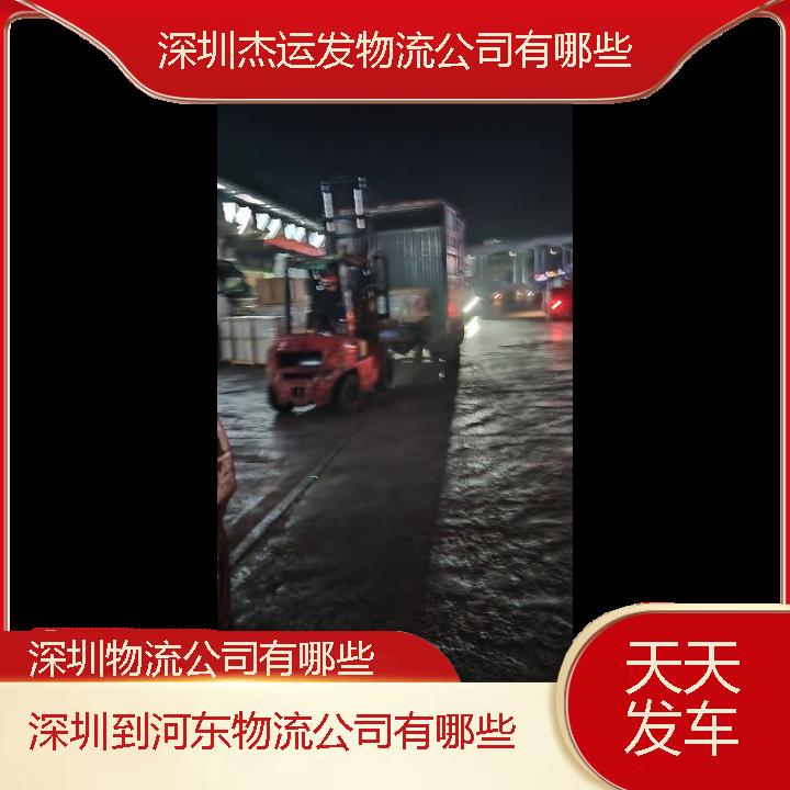 深圳到河东物流公司-物流公司有哪些「天天发车」2024排名一览