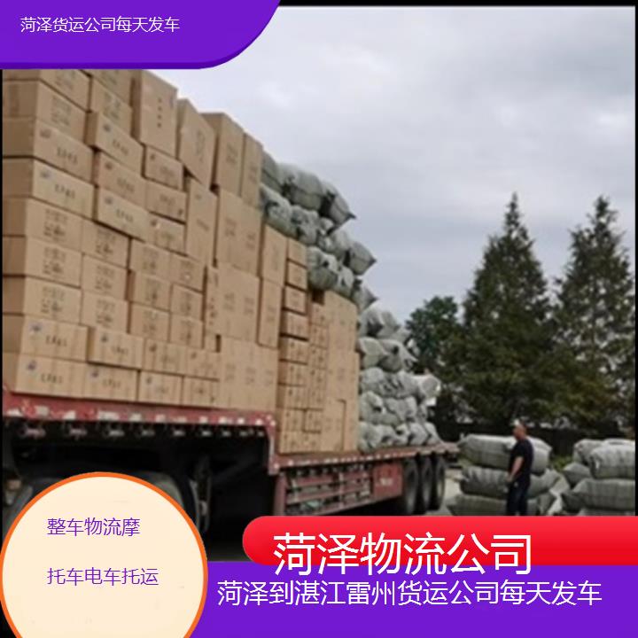 菏泽到湛江雷州物流专线-货运公司每天发车「整车物流摩托车电车托运」2025排名一览